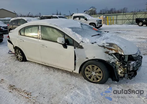2012 Honda Civic Lx из США, поврежденный, VIN 2HGFB2F51CH331691